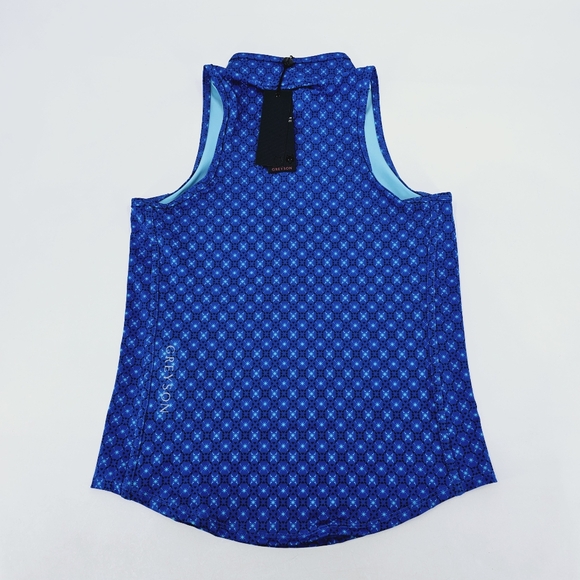 Greyson Moonheart Sleeveless Vesta Mock Neck Golf Women's Top - Picture 3 of 10